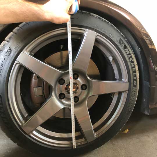 Camber wheel measurement