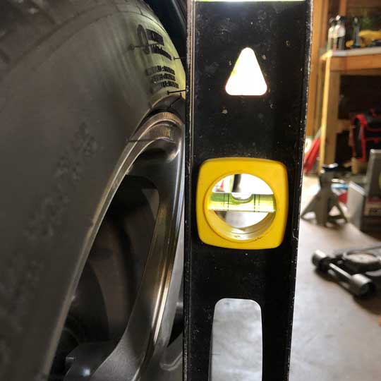 level up against wheel